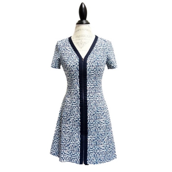 NWOT Tory Burch Ponte Zip Dress - Picture 3 of 6